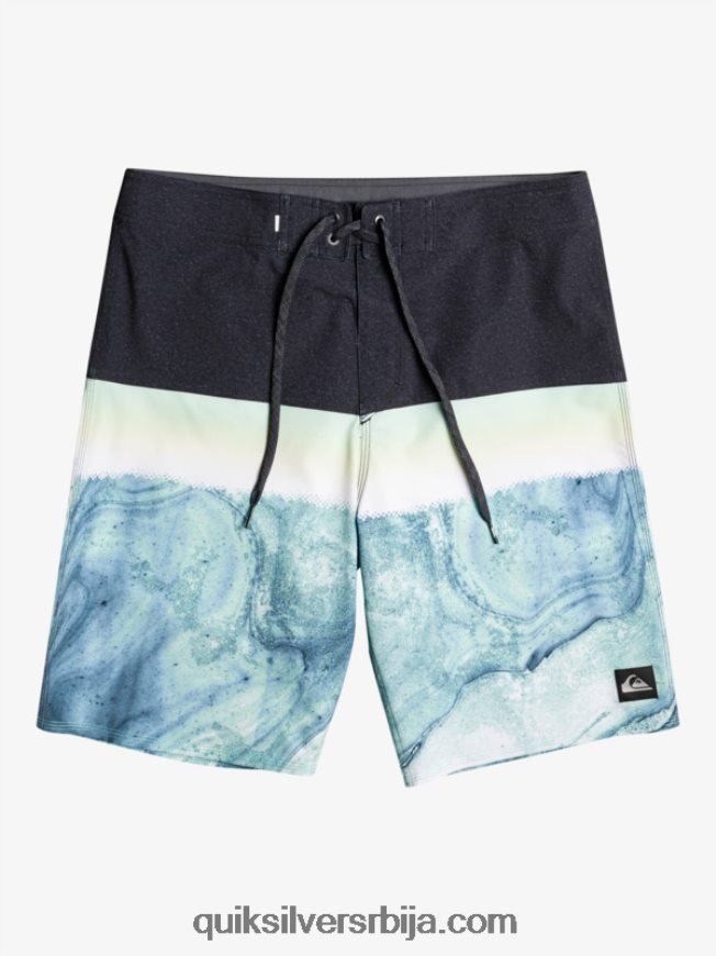 мушкарци Quiksilver сурфсилк панел 20 боардсхортс зелени пепео Z824VN1451