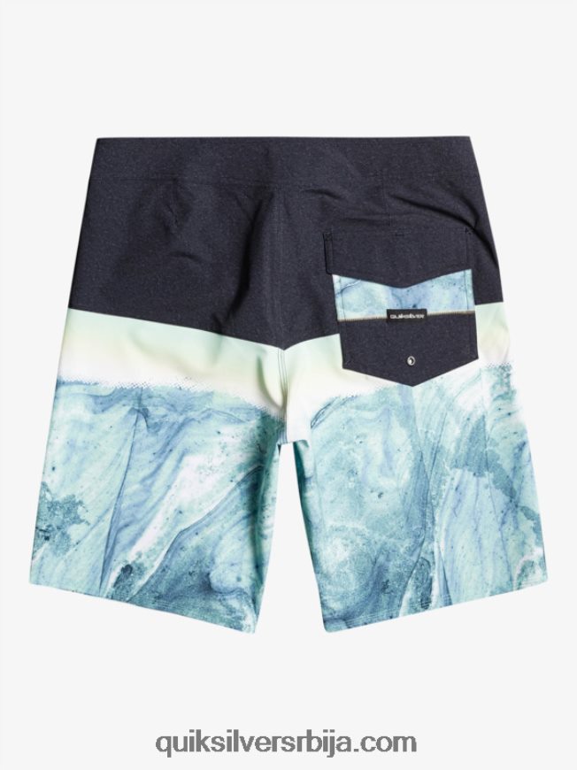 мушкарци Quiksilver сурфсилк панел 20 боардсхортс зелени пепео Z824VN1451