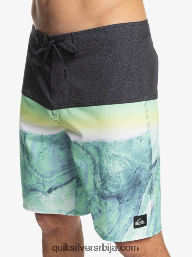 мушкарци Quiksilver сурфсилк панел 20 боардсхортс зелени пепео Z824VN1451