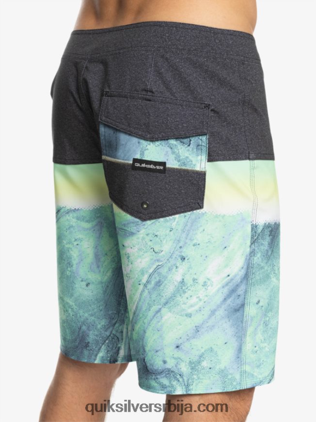 мушкарци Quiksilver сурфсилк панел 20 боардсхортс зелени пепео Z824VN1451