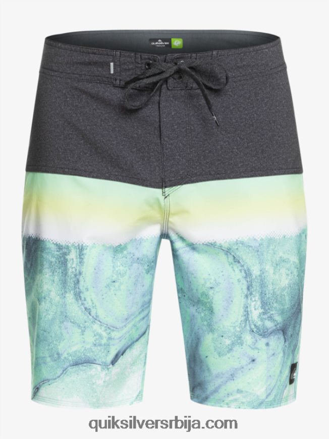 мушкарци Quiksilver сурфсилк панел 20 боардсхортс зелени пепео Z824VN1451