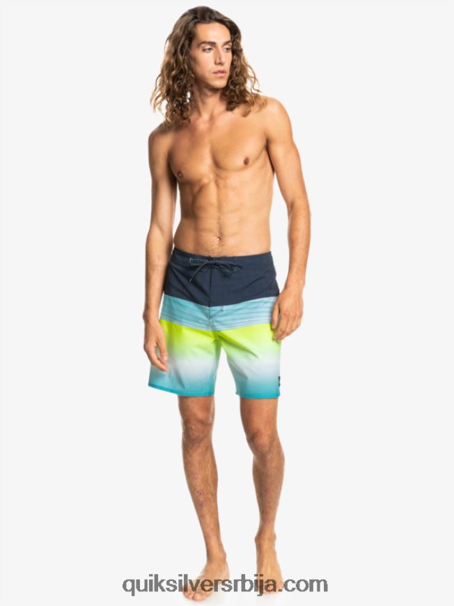 мушкарци Quiksilver сурфсилк панел 20 боардсхортс морнарски сако Z824VN1454