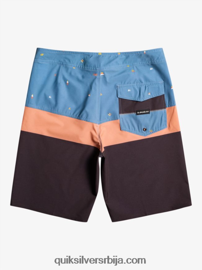 мушкарци Quiksilver сурфсилк панел 20 боардсхортс провинцијско плаво Z824VN1458