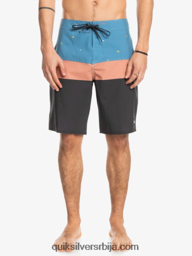 мушкарци Quiksilver сурфсилк панел 20 боардсхортс провинцијско плаво Z824VN1458