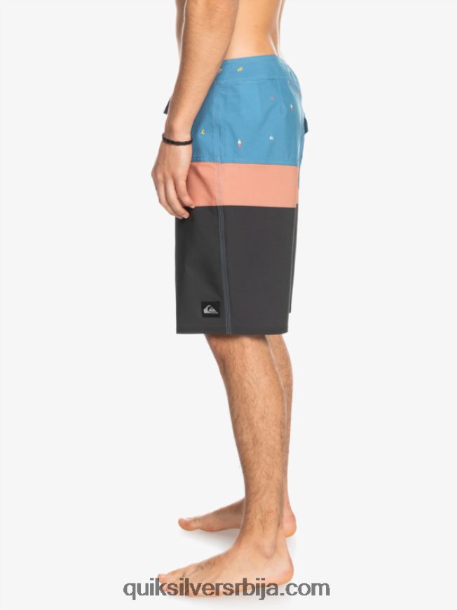 мушкарци Quiksilver сурфсилк панел 20 боардсхортс провинцијско плаво Z824VN1458