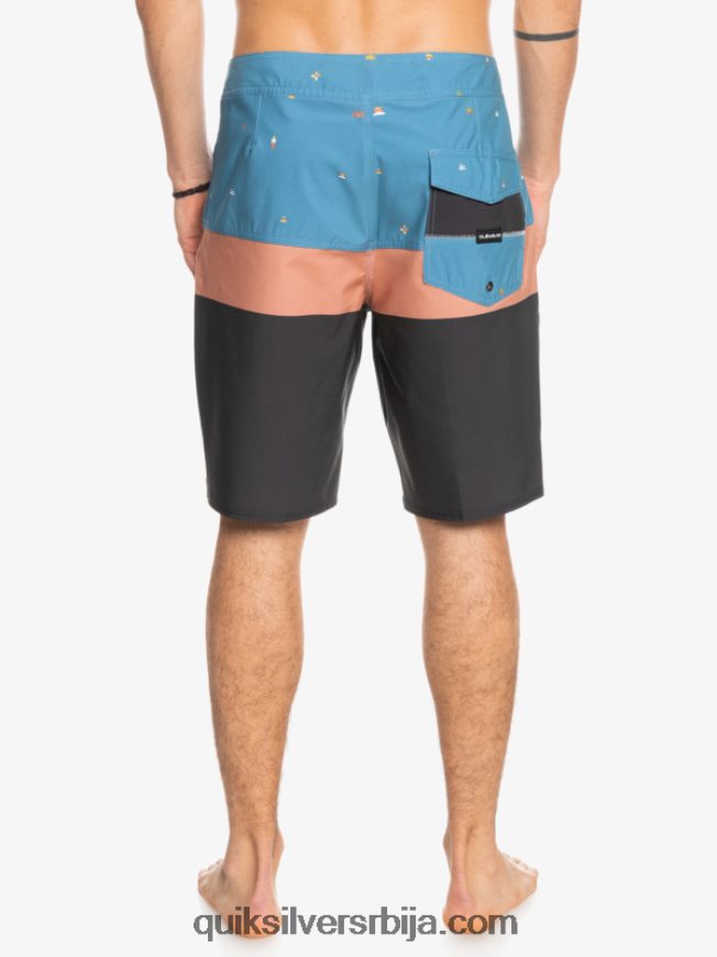 мушкарци Quiksilver сурфсилк панел 20 боардсхортс провинцијско плаво Z824VN1458
