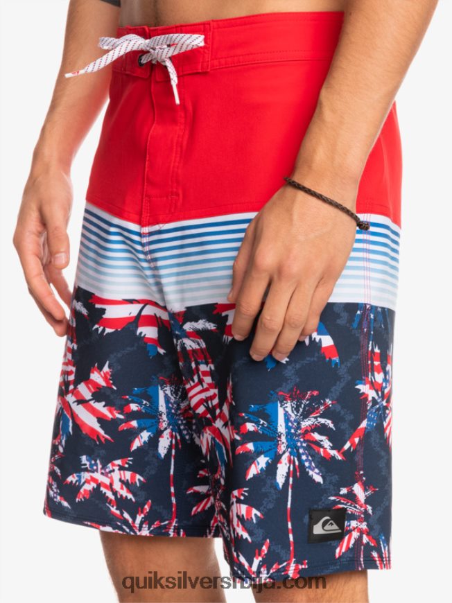 мушкарци Quiksilver сурфсилк панел 20 боардсхортс високог ризика црвена Z824VN1459