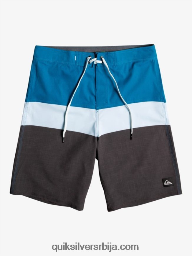 мушкарци Quiksilver сурфсилк панел 20 боардсхортс плаво сиво Z824VN1462