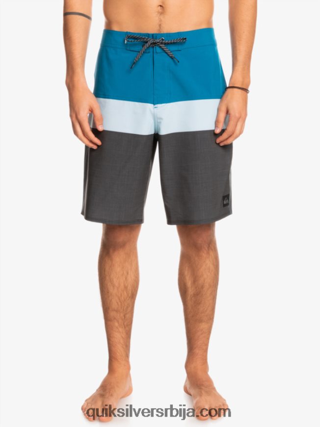 мушкарци Quiksilver сурфсилк панел 20 боардсхортс плаво сиво Z824VN1462