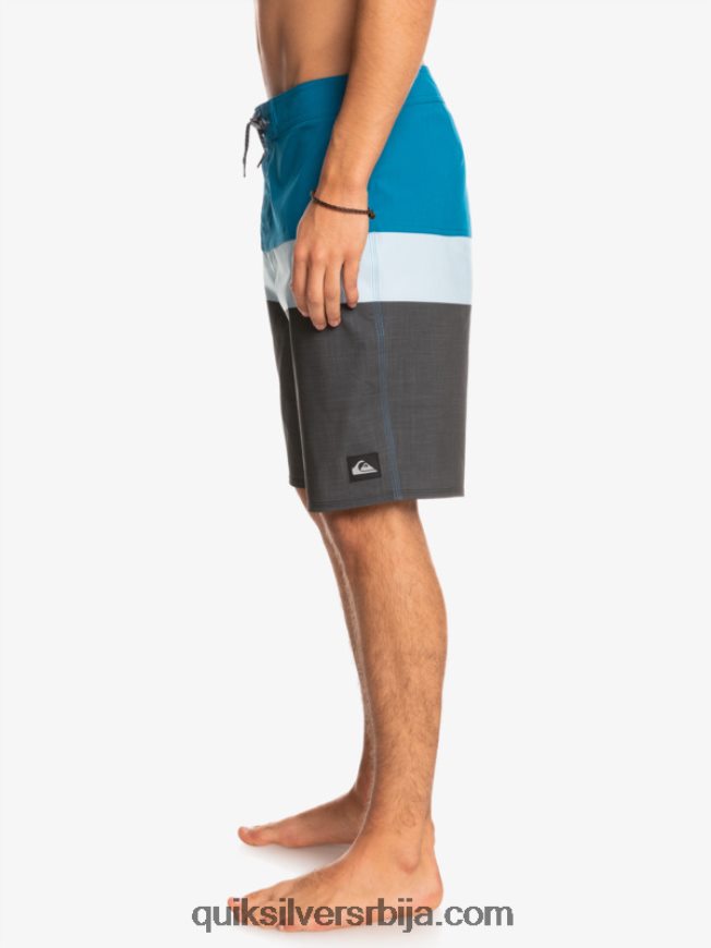 мушкарци Quiksilver сурфсилк панел 20 боардсхортс плаво сиво Z824VN1462