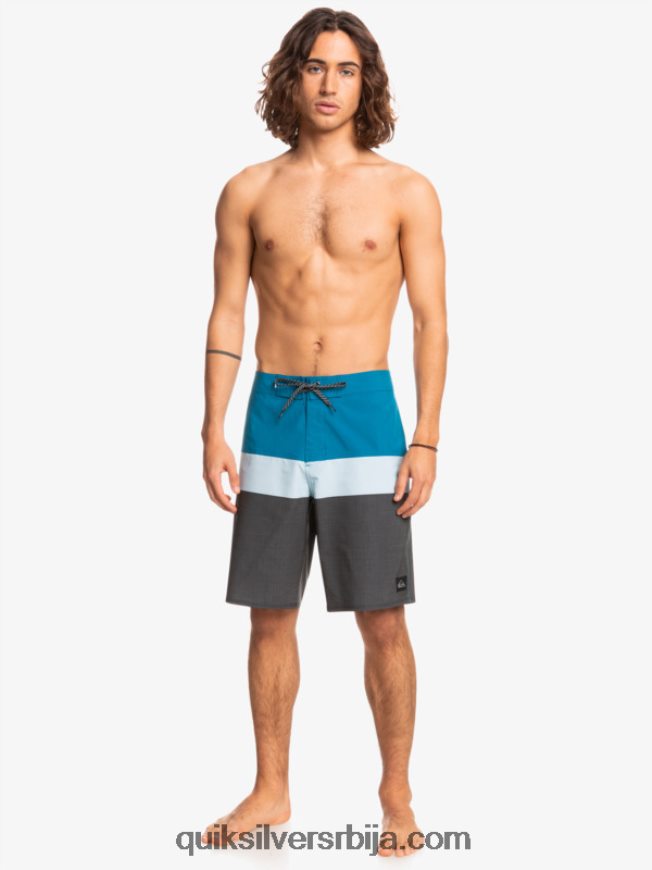 мушкарци Quiksilver сурфсилк панел 20 боардсхортс плаво сиво Z824VN1462