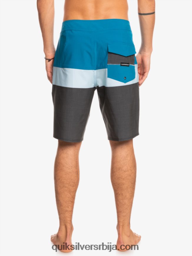 мушкарци Quiksilver сурфсилк панел 20 боардсхортс плаво сиво Z824VN1462