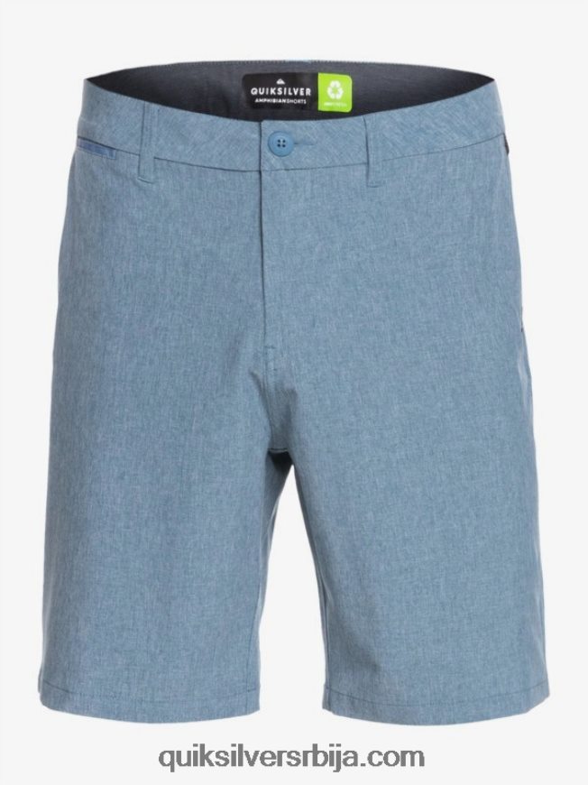 мушкарци Quiksilver унион хеатхер ампхибиан 20 хибрид шорц капетани плави Z824VN1586