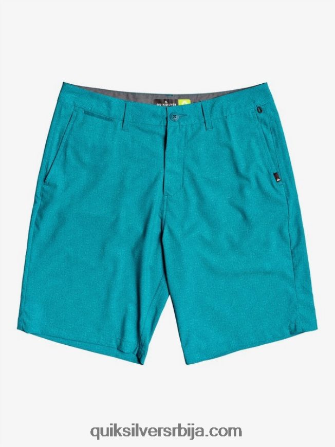 мушкарци Quiksilver унион хеатхер ампхибиан 20 хибрид шорц плави корал Z824VN1588