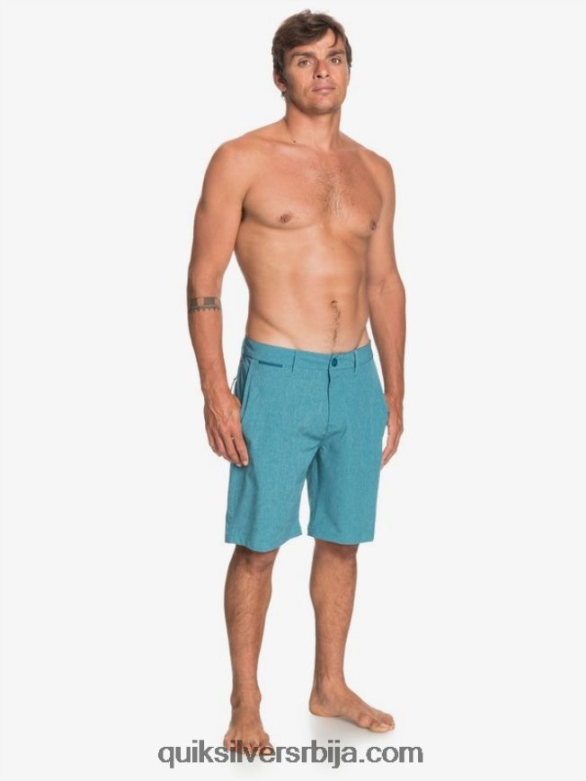 мушкарци Quiksilver унион хеатхер ампхибиан 20 хибрид шорц плави корал Z824VN1588