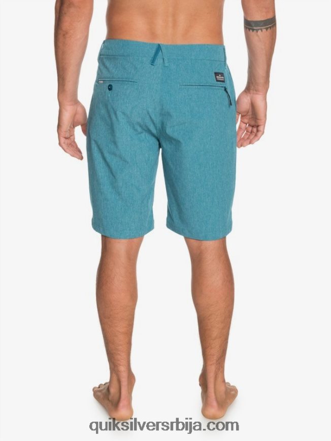 мушкарци Quiksilver унион хеатхер ампхибиан 20 хибрид шорц плави корал Z824VN1588