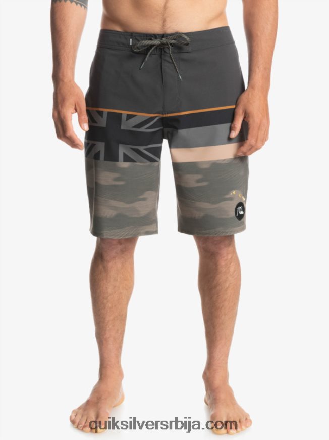 мушкарци Quiksilver сурфсилк 20 боардсхортс лист грожђа Z824VN1603