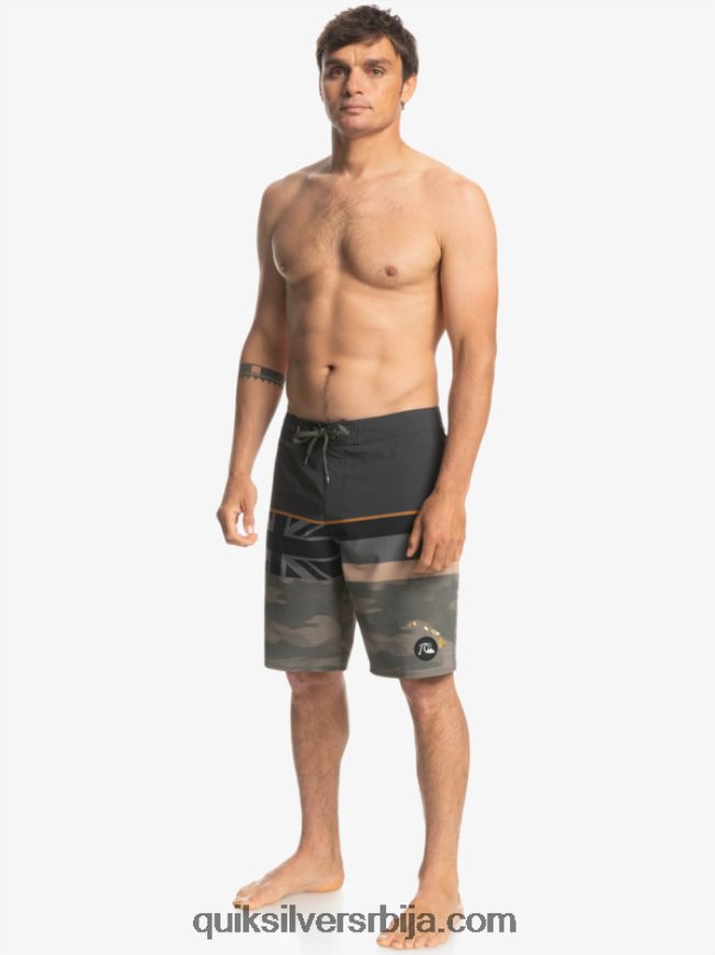мушкарци Quiksilver сурфсилк 20 боардсхортс лист грожђа Z824VN1603