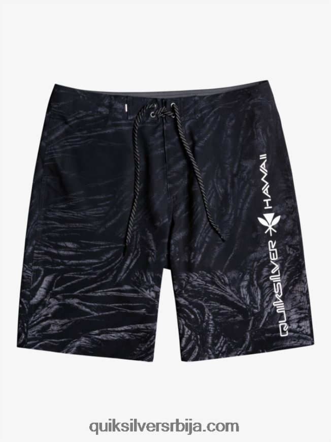 мушкарци Quiksilver сурфсилк хаваии хомегровн фадед 20 боардсхортс црн Z824VN1608