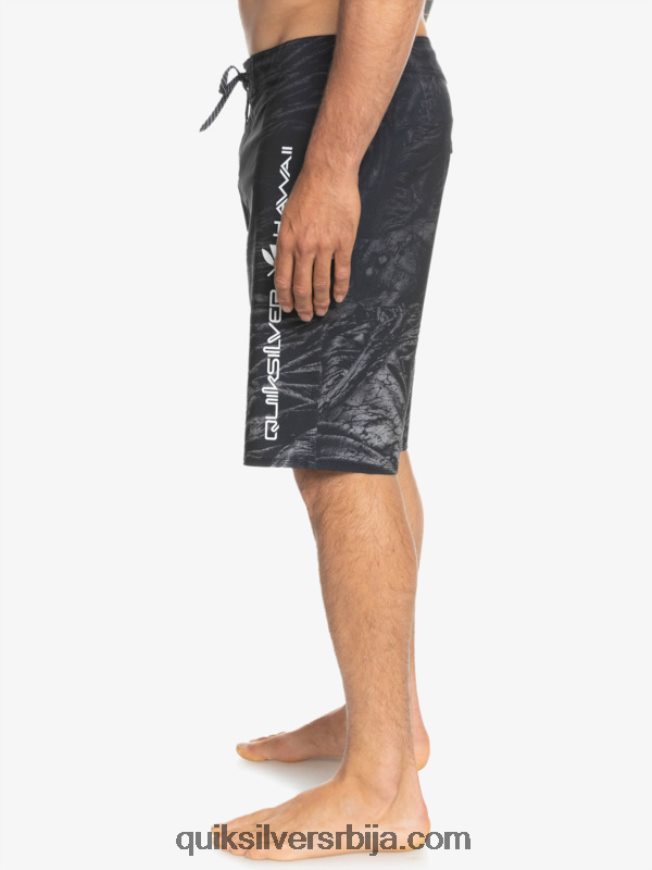 мушкарци Quiksilver сурфсилк хаваии хомегровн фадед 20 боардсхортс црн Z824VN1608