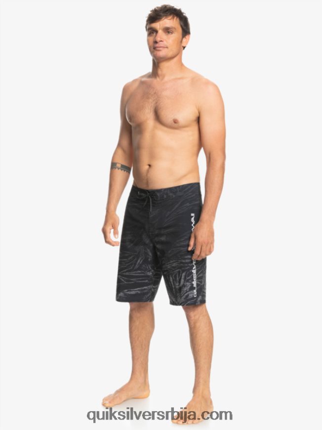 мушкарци Quiksilver сурфсилк хаваии хомегровн фадед 20 боардсхортс црн Z824VN1608