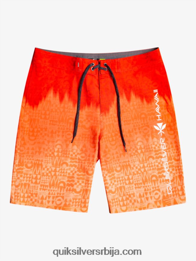 мушкарци Quiksilver сурфсилк хаваии хомегровн фадед 20 боардсхортс високог ризика црвена Z824VN1610