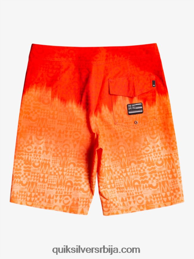 мушкарци Quiksilver сурфсилк хаваии хомегровн фадед 20 боардсхортс високог ризика црвена Z824VN1610
