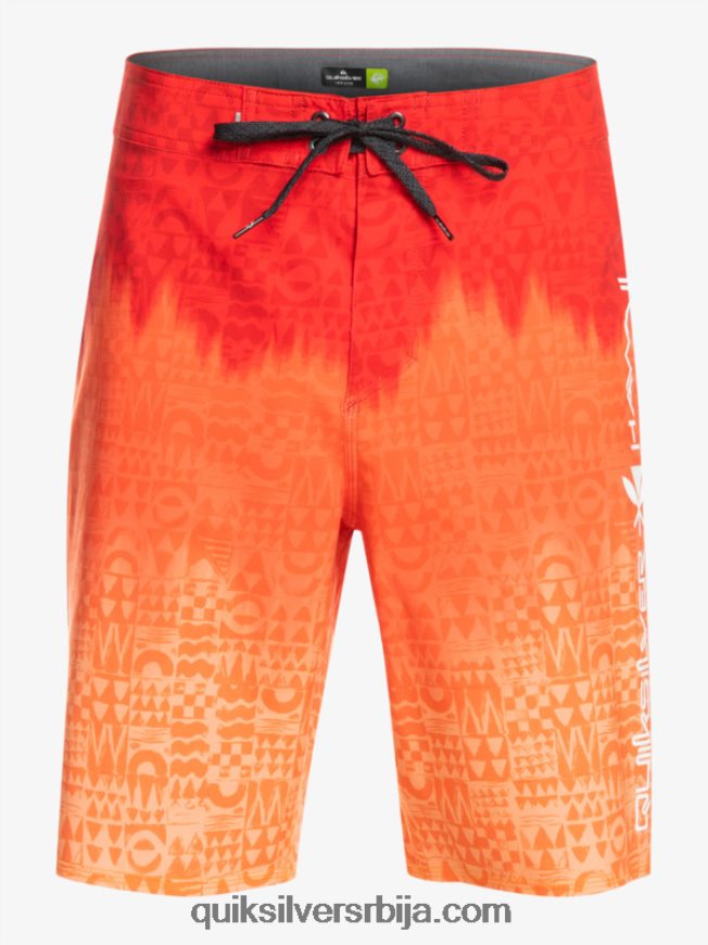 мушкарци Quiksilver сурфсилк хаваии хомегровн фадед 20 боардсхортс високог ризика црвена Z824VN1610