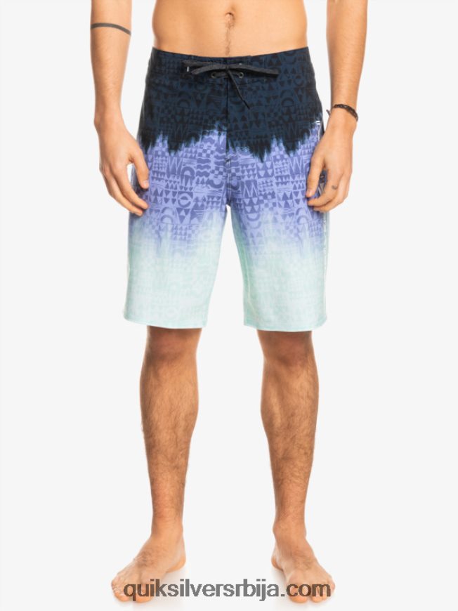 мушкарци Quiksilver сурфсилк хаваии хомегровн фадед 20 боардсхортс јацаранда Z824VN1611