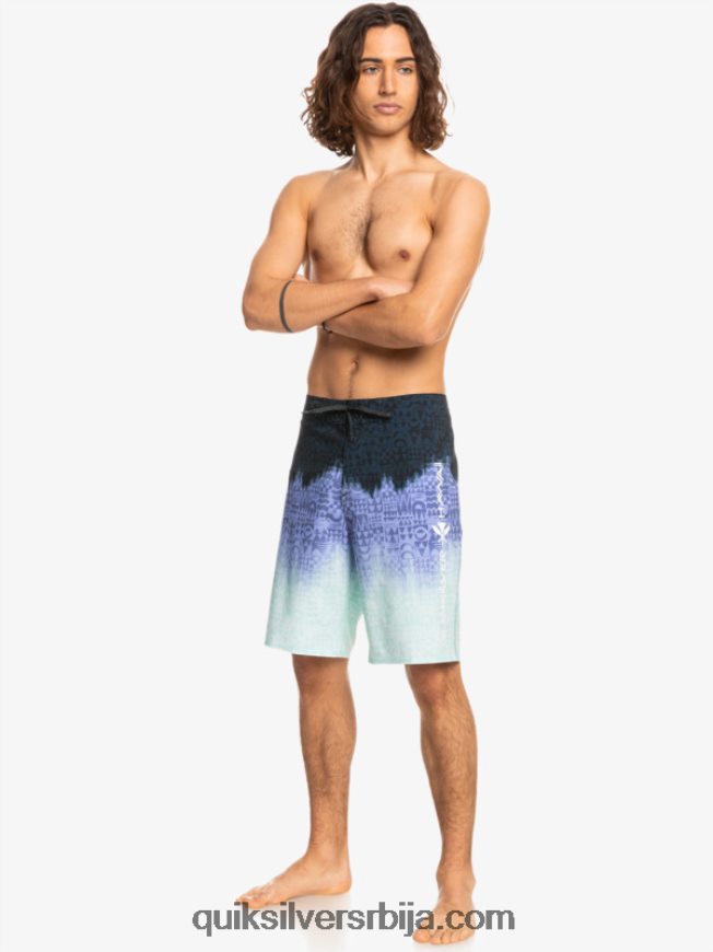 мушкарци Quiksilver сурфсилк хаваии хомегровн фадед 20 боардсхортс јацаранда Z824VN1611