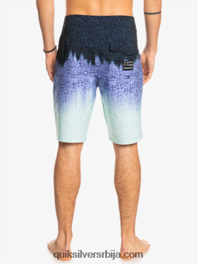 мушкарци Quiksilver сурфсилк хаваии хомегровн фадед 20 боардсхортс јацаранда Z824VN1611