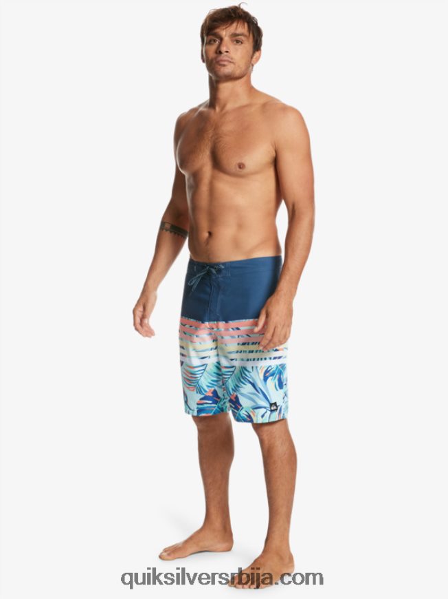 мушкарци Quiksilver свакодневна свелл висион 20 шорц за плажу инсигниа блуе Z824VN1616