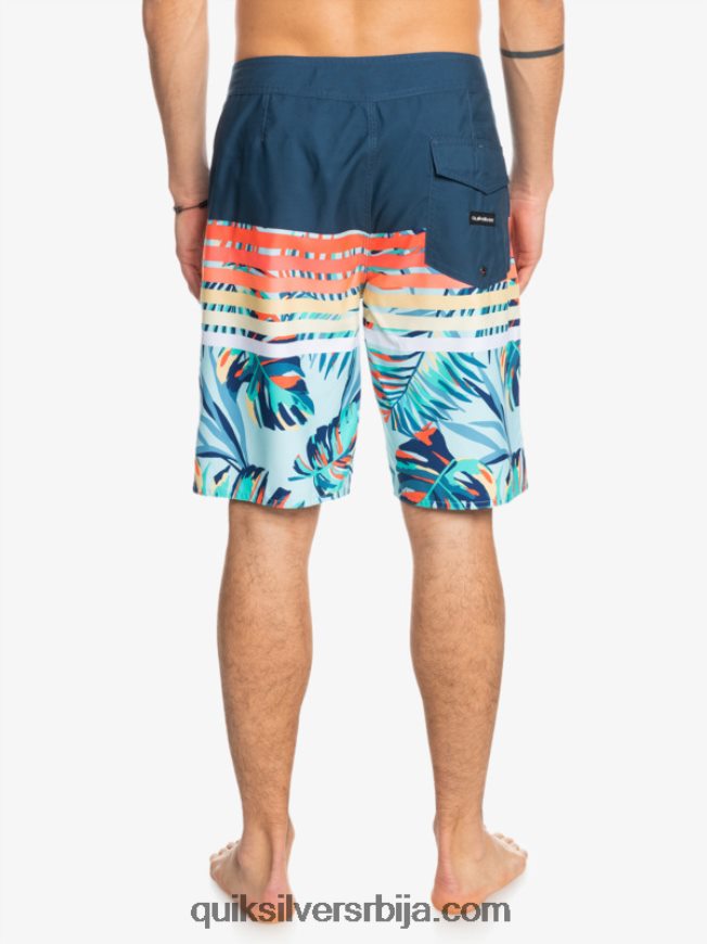 мушкарци Quiksilver свакодневна свелл висион 20 шорц за плажу инсигниа блуе Z824VN1616