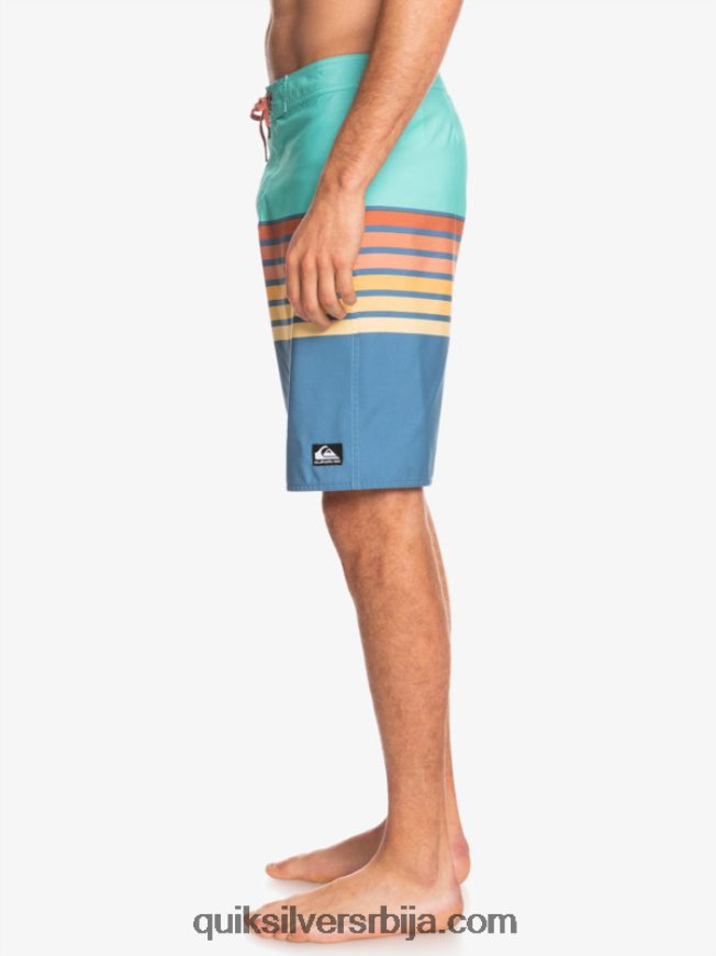 мушкарци Quiksilver свакодневна свелл висион 20 шорц за плажу базен плави Z824VN1619