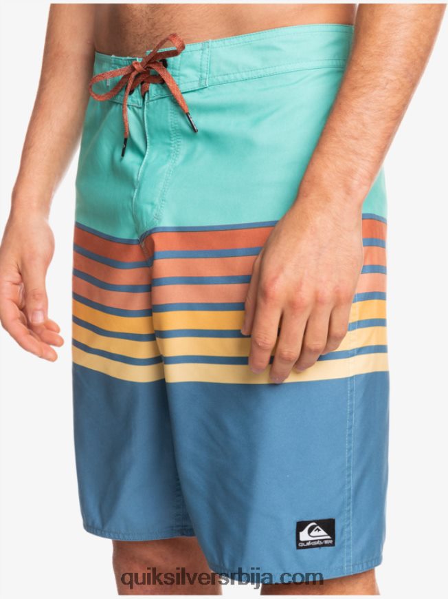 мушкарци Quiksilver свакодневна свелл висион 20 шорц за плажу базен плави Z824VN1619