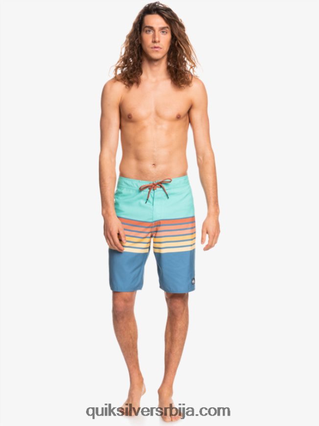 мушкарци Quiksilver свакодневна свелл висион 20 шорц за плажу базен плави Z824VN1619