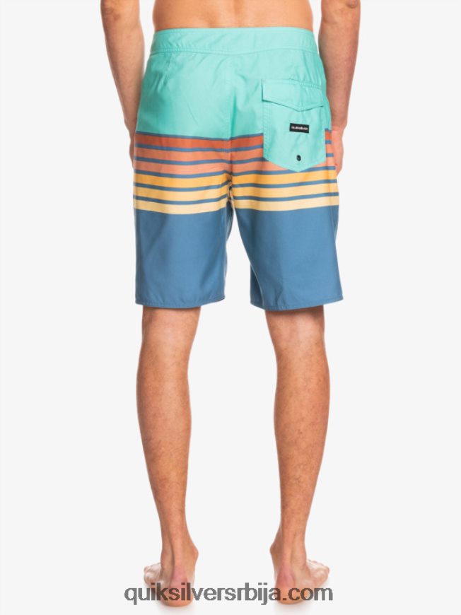 мушкарци Quiksilver свакодневна свелл висион 20 шорц за плажу базен плави Z824VN1619