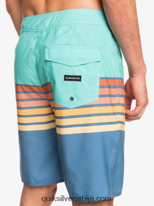 мушкарци Quiksilver свакодневна свелл висион 20 шорц за плажу базен плави Z824VN1619