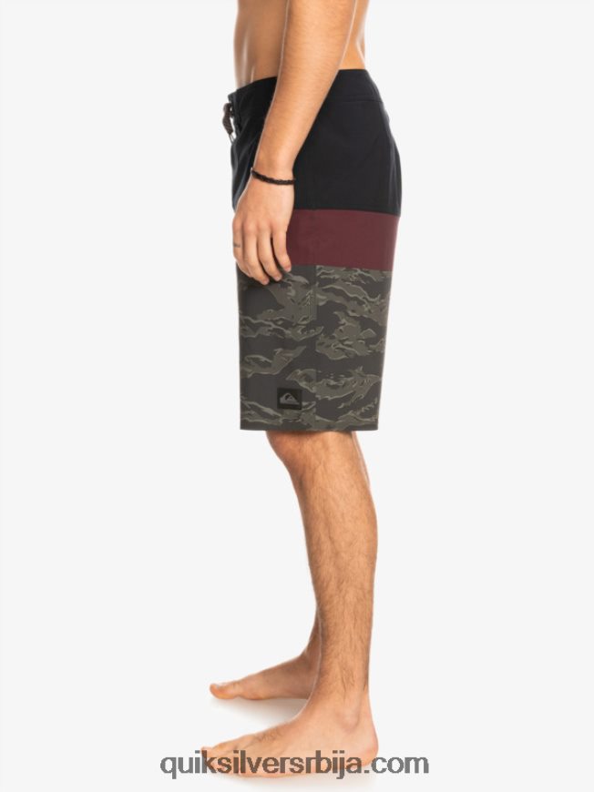 мушкарци Quiksilver сурфсилк панел 20 боардсхортс црн Z824VN1785