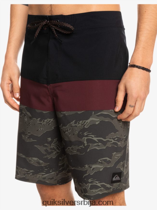 мушкарци Quiksilver сурфсилк панел 20 боардсхортс црн Z824VN1785
