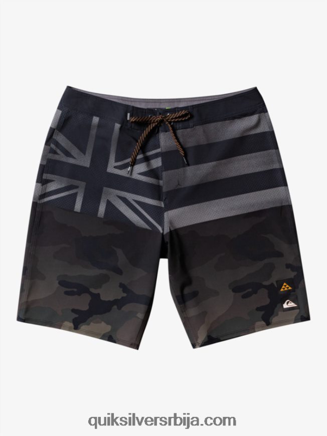 мушкарци Quiksilver сурфсилк хаваии приде 20 боардсхортс црн Z824VN181