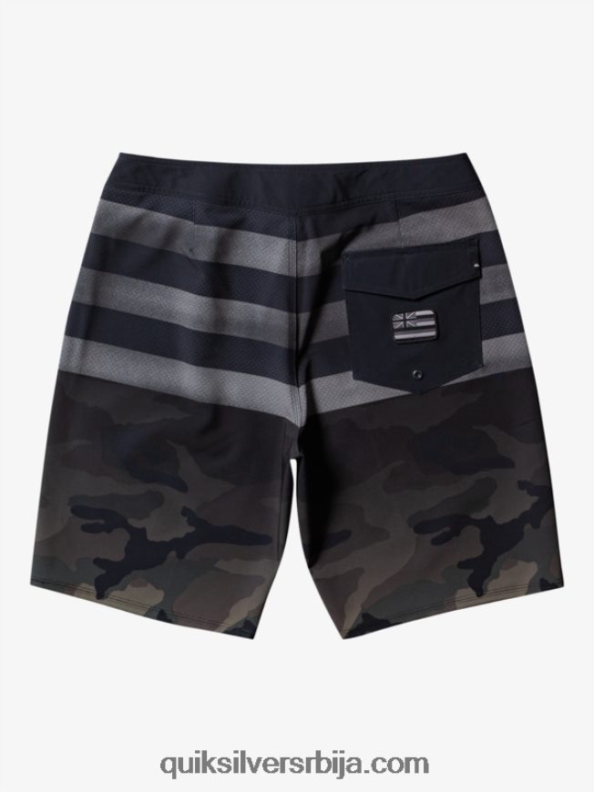мушкарци Quiksilver сурфсилк хаваии приде 20 боардсхортс црн Z824VN181