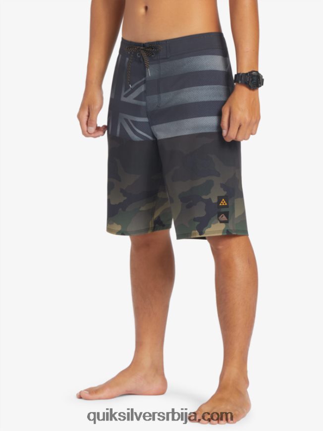 мушкарци Quiksilver сурфсилк хаваии приде 20 боардсхортс црн Z824VN181