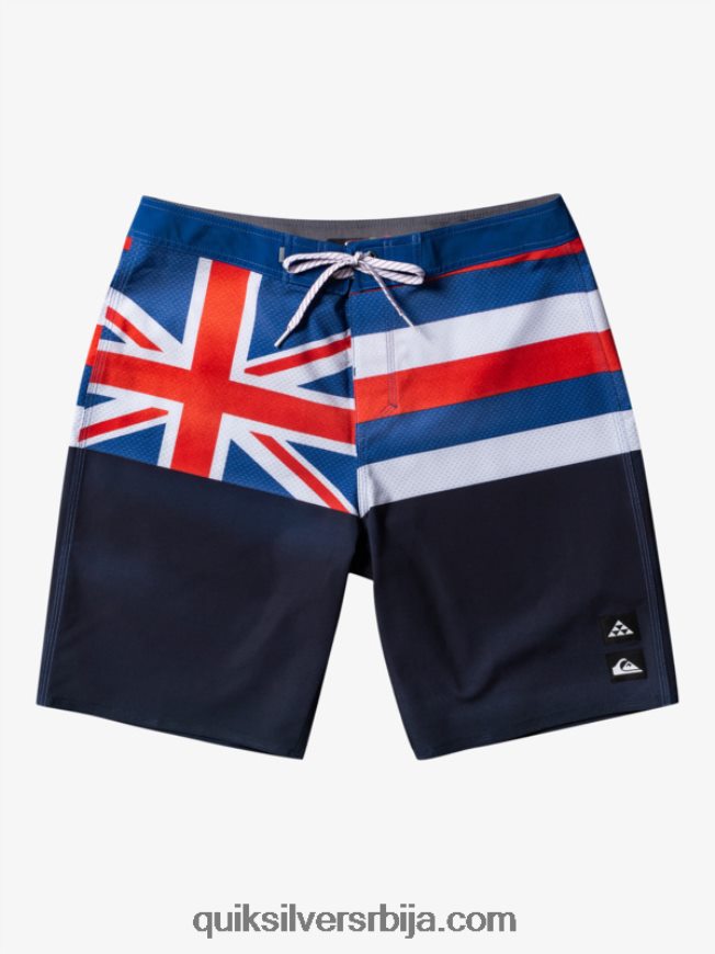 мушкарци Quiksilver сурфсилк хаваии приде 20 боардсхортс морнарски сако Z824VN182