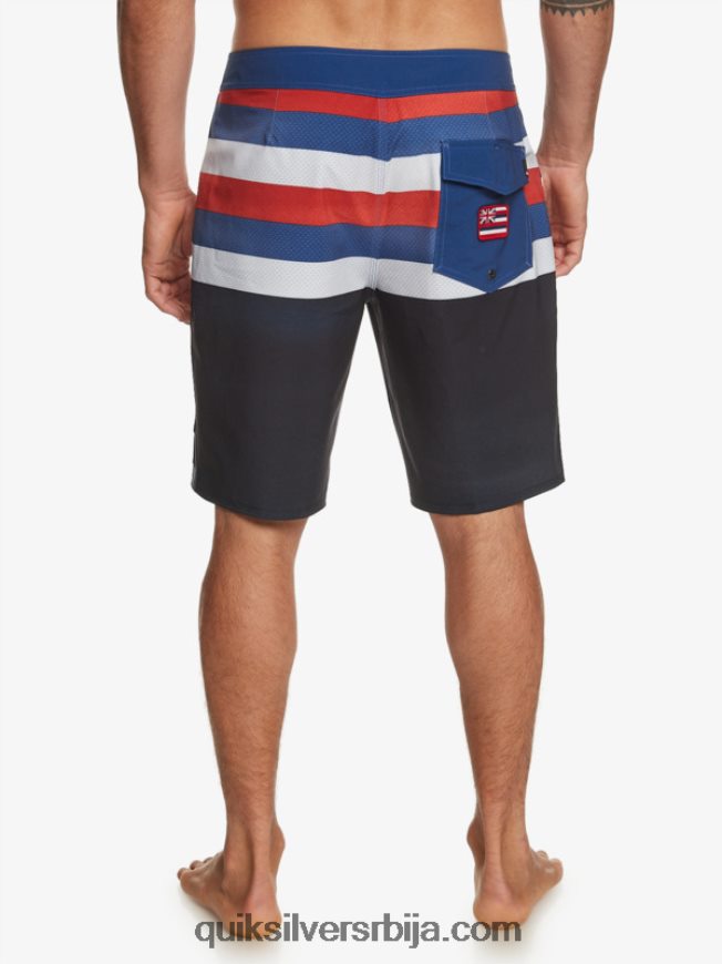мушкарци Quiksilver сурфсилк хаваии приде 20 боардсхортс морнарски сако Z824VN182