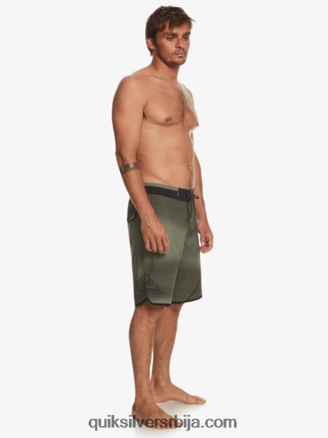 мушкарци Quiksilver сурфсилк нев ваве 20 боардсхортс детелина са четири листа Z824VN224
