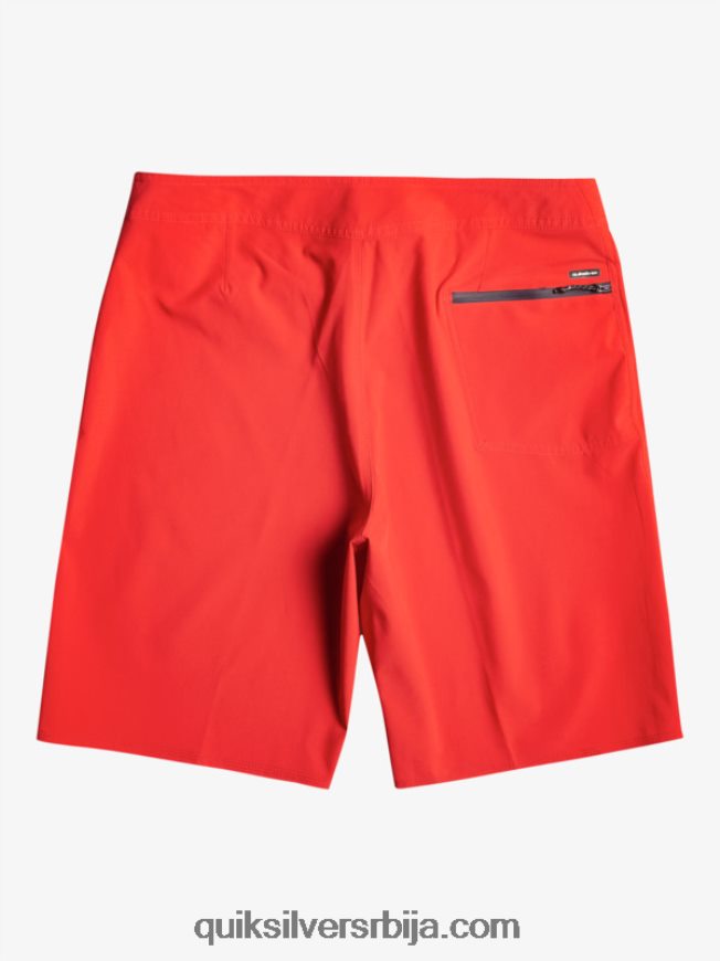 мушкарци Quiksilver сурфсилк каимана 20 перформансе боардсхортс високог ризика црвена Z824VN77