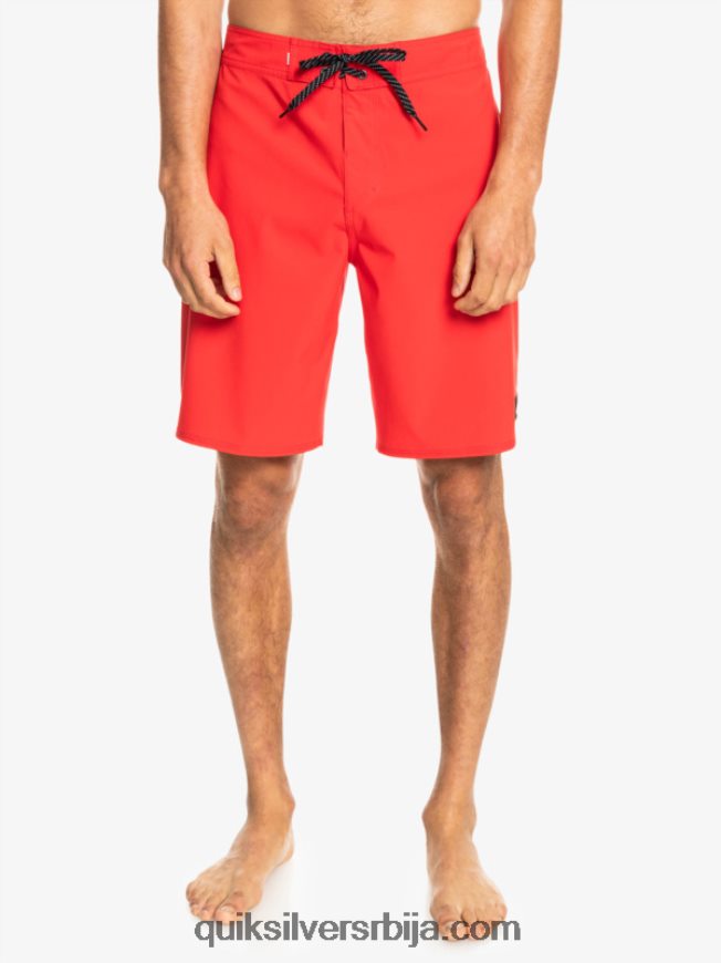 мушкарци Quiksilver сурфсилк каимана 20 перформансе боардсхортс високог ризика црвена Z824VN77