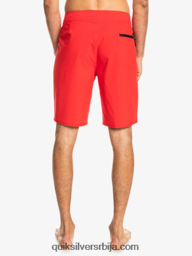 мушкарци Quiksilver сурфсилк каимана 20 перформансе боардсхортс високог ризика црвена Z824VN77