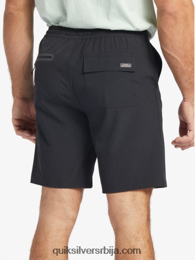 мушкарци Quiksilver ватерман сува 20 ампхибиан боардсхортс црн Z824VN780